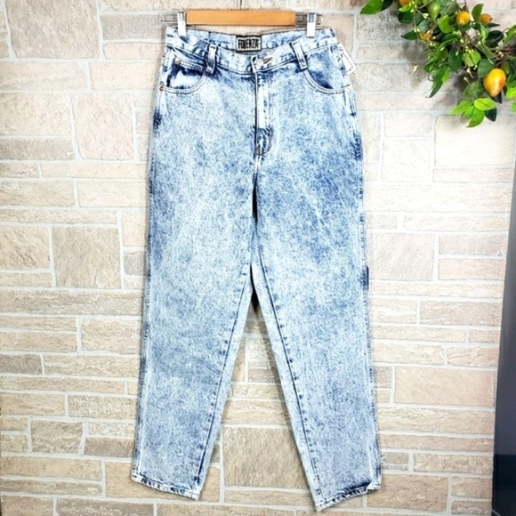 FORENZA Acid Wash High Waist Relaxed Fit Jeans Size 10 Average - Picture 9 of 9